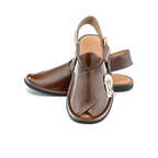 Razmak being stylish footwear by KHAN THE BRAND, featuring modern design and vibrant colors in a close-up shot.